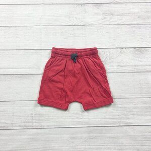 Cat & Jack Toddler Shorts Red Knit Drawstring Pull On Harem Casual 2T